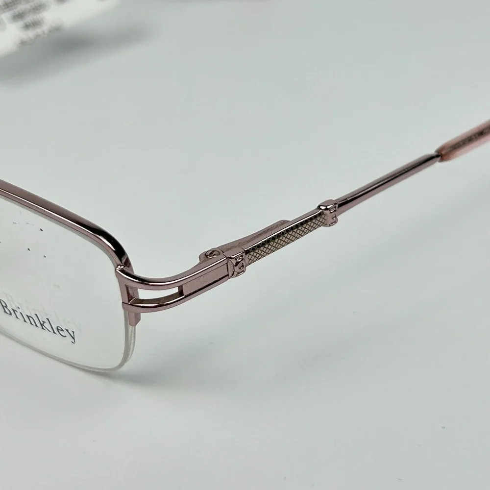 Christie Brinkley Womens Eyeglasses Frame Gleeful Pink Cat Eye 53-17-135 mm
